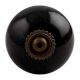 Black Antique Ceramic Cabinet  Knob